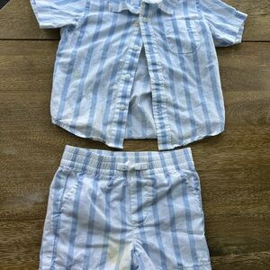 Janie and Jack Shirt and Shorts Set